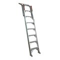 Ladder, Wing Inspection, 10 Ft, Swivel Rubber Feet