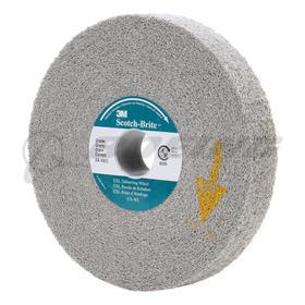 Scotch-Brite™ EXL Deburring Wheel, XL-WL, 8A Medium, 6 in x 1 in x 1 in, 3 per case