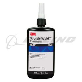 3M™ Scotch-Weld™ Threadlocker TL42, Blue, 250 mL Bottle, 2/case