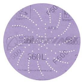 3M™ Hookit™ Clean Sanding Disc 360L, 20798, 6 in P220, 100 per inner 500 per case