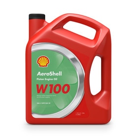 Aeroshell® Piston Engine Oil W100, 5LT, Pail