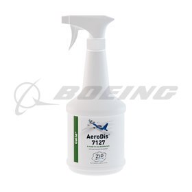 Zip-Chem® AeroDis 7127 Disinfectant, Liquid, Citrus, White, Water Base, 730 days, 23 oz Spray Bottle