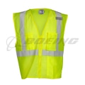 Kishigo® Lime 3 Pocket Zipper Mesh Vest - Large 1085L