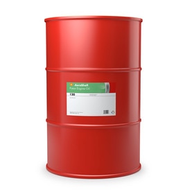 OIL: MINERAL,55GL, SHELL AERO 40, YEL