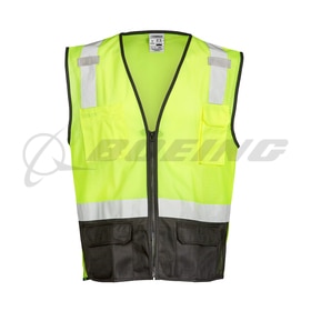 Kishigo® Lime Black Bottom Mesh Vest - 2X/3X Large 1509-2X3X