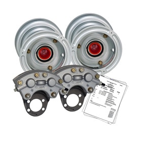 Cleveland Wheels & Brakes 199-62 Wheel & Brake Conversion Kit