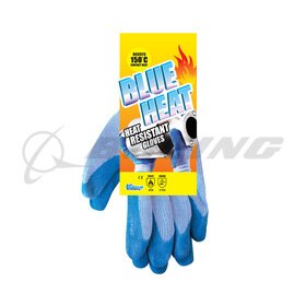 BlueHeat Gloves, XL, Cotton, Blue, Cotton, Super Wrinkle, Latex