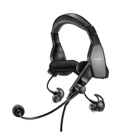 Bose ProFlight Series 2 Headset 789812-2020, Without Bluetooth, G/A Twin Plug Connector Type, Battery Powered