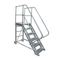 ROLLING STAIR: 24IN,NO HANDRAIL, TILT AND ROLL 5IN WHEEL