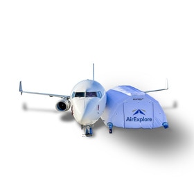 Aviatema B737NG/MAX Inflatable engine maintenance shelter