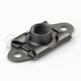 MS21059L4 Cadmium-Plated Steel Self-Locking Nut, 1⁄4-28 Thread Size