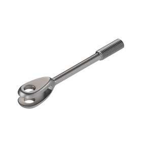 Cableware® MS21252C3RS Clevis Fork End For Turnbuckle, 3/32-inch Cable Nominal Diameter, Stainless Steel