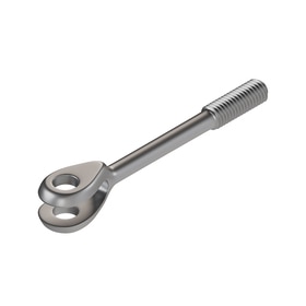 MS21252C5RS Clevis Fork End For Turnbuckle, 5/32" Cable Nominal Diameter, Stainless Steel, RH Thread