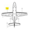 Goodrich Deicer Systems P25S7D5059-01 FASTBOOT® LH Wing De-Ice Boot