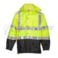 Kishigo® Lime Storm Stopper Pro Rainwear Jacket - 2X/3X Large RWJ100-2X3X