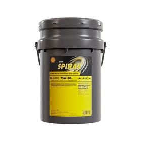 Shell® Spirax S6 GXME 75W80 Synthetic Manual Transmission and Gearbox Oil, 20LT, Pail, Amber