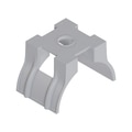 ABB TC92 Saddle-Mounting Base, Natural, 0.595 in L, Nylon 6.6, #6 Screw, 0.595 in W