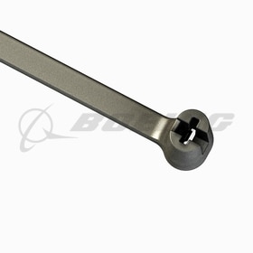 ABB® TY242MX Cable Tie, Nylon/Polyamide 6.6, 8.2-Inch Length, 1.97-Inch Dia, Black Color
