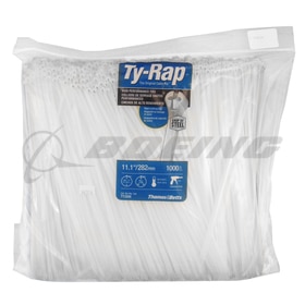 TY23M: ABB Cable Tie, 3.6 in L, 0.09 in W, 0.63 in Dia, 0.04