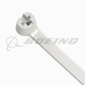 ABB TY529M Cable Tie, 30.34 in L, 0.273 in W, 9.01 in Dia, 0.06 in Thick, Up to 185 deg F, Natural