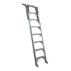 Ladder, Wing  Inspection, 10 Ft, Swivel Rubber Feet