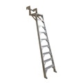 Ladder, B767 Wheel Well, 9 Ft, Swivel Safety Shoes and Hooks